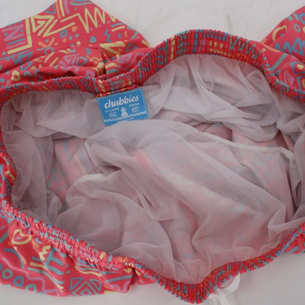 Chubbies Swim Trunks Mens 2XL The Dawn Patrols 5.5